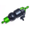 Green Aluminum 1/8 Fuel Filter w/ Rubber Pump [51759G]