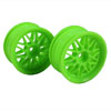 Green 10 Y-Spoke Wheels 1 pair(1/10 Car, 4mm Offset)