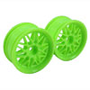 Green 10 Y-Spoke Wheels 1 pair(1/10 Car, 4mm Offset)